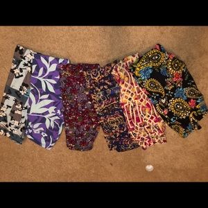 5 pairs (paisley purple SOLD) lularoe leggings